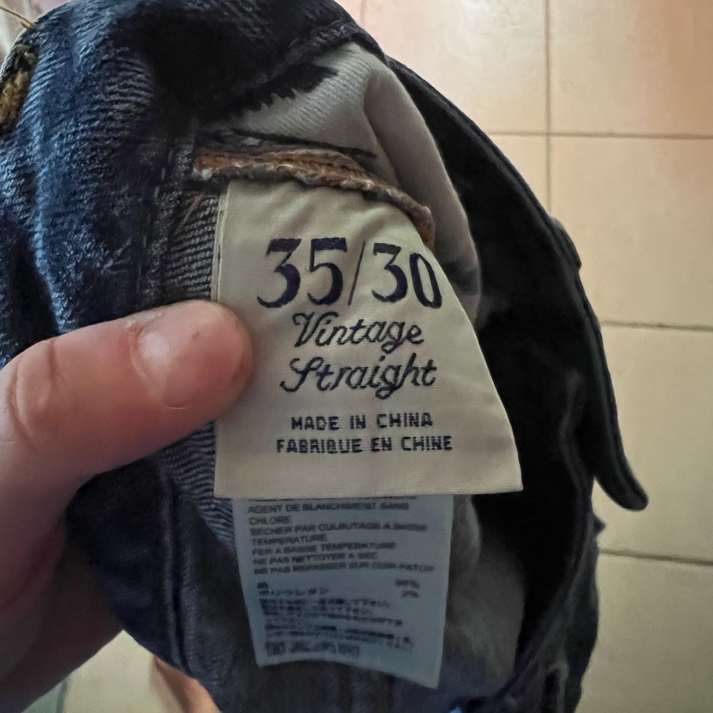 Mens Straight Vintage Jean - Picture 4 of 7